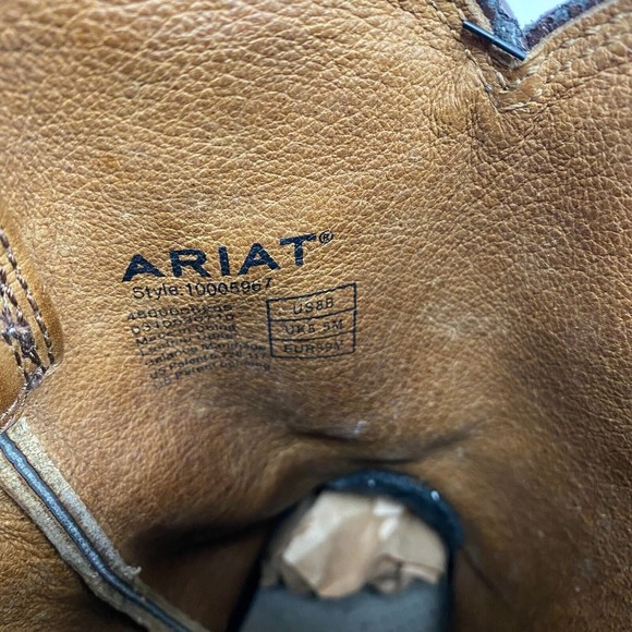 Ariat Heritage Womens Roper Boots Camel Brown Cowgirl Western Leather Size 8 B - Picture 9 of 10